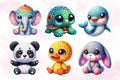 crochet patterns animals bundle